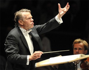 Mariss Jansons conducts the Bavarian Radio Symphony Orchestra at the BBC Proms. Photograph BBC - Chris Christodoulou