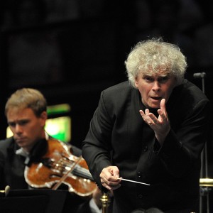 Sir Simon Rattle conducts the Berliner Philharmoniker at the BBC Proms 2014.